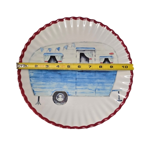 Tommy Bahama 11” Melamine Dinner Plates, Set of 4 - Picture 4 of 5